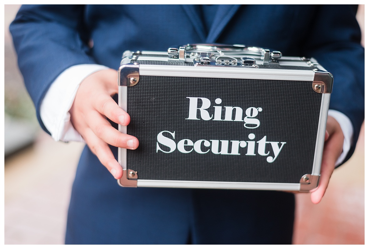 ring security box for ring bearer