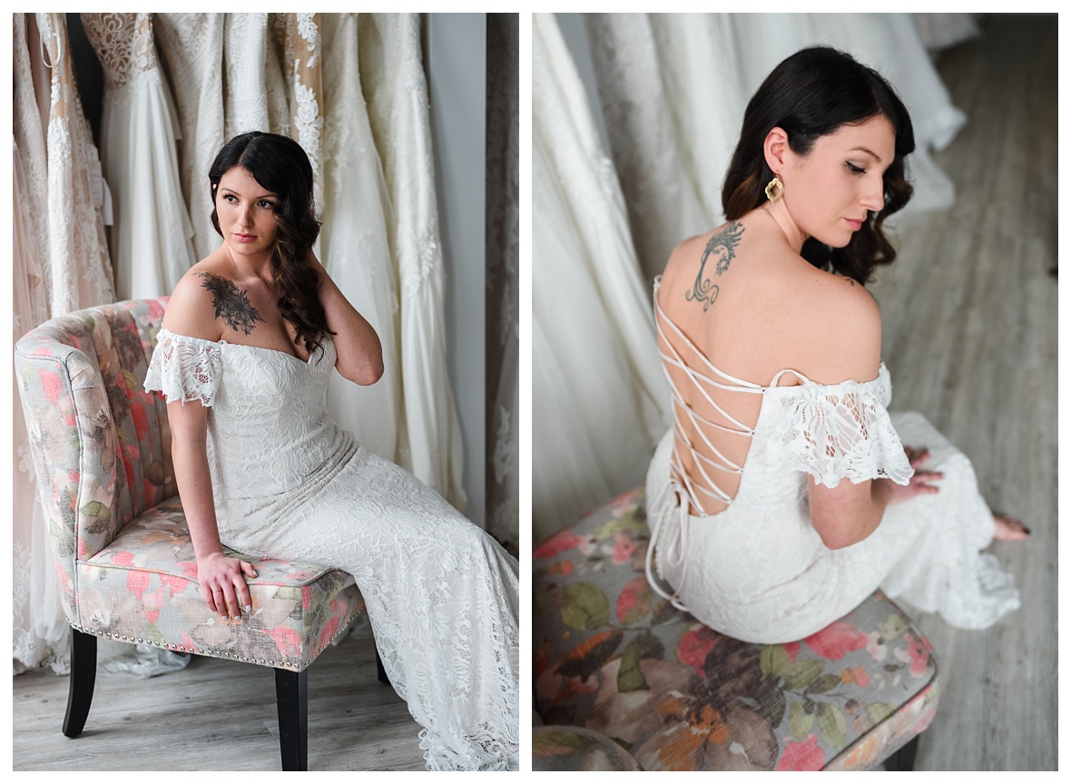 boho lace wedding dress in chattanooga