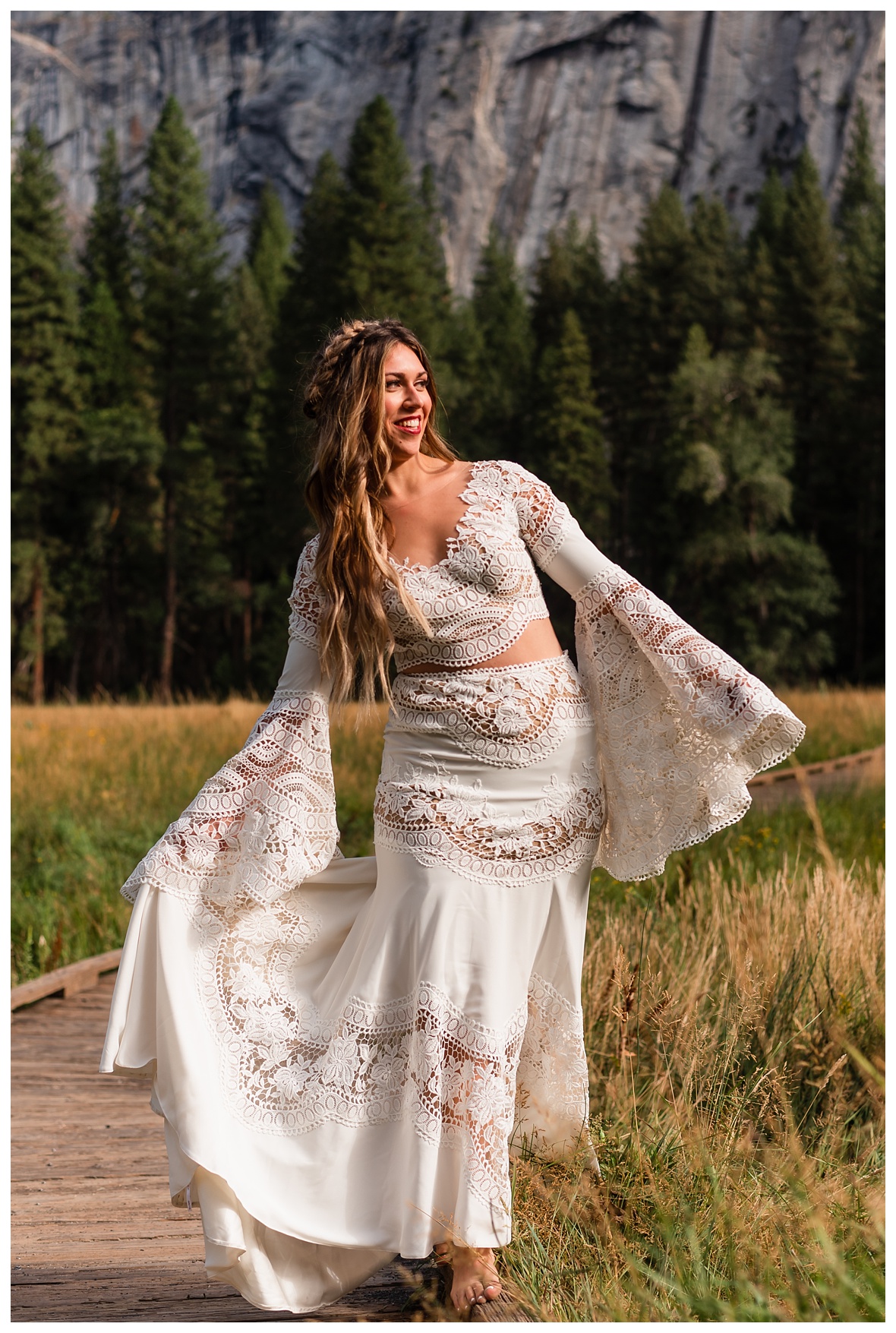 Yosemite Valley Bohemian Bride