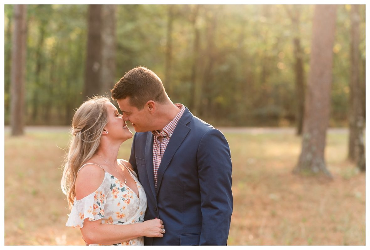 dreamy field engagement session