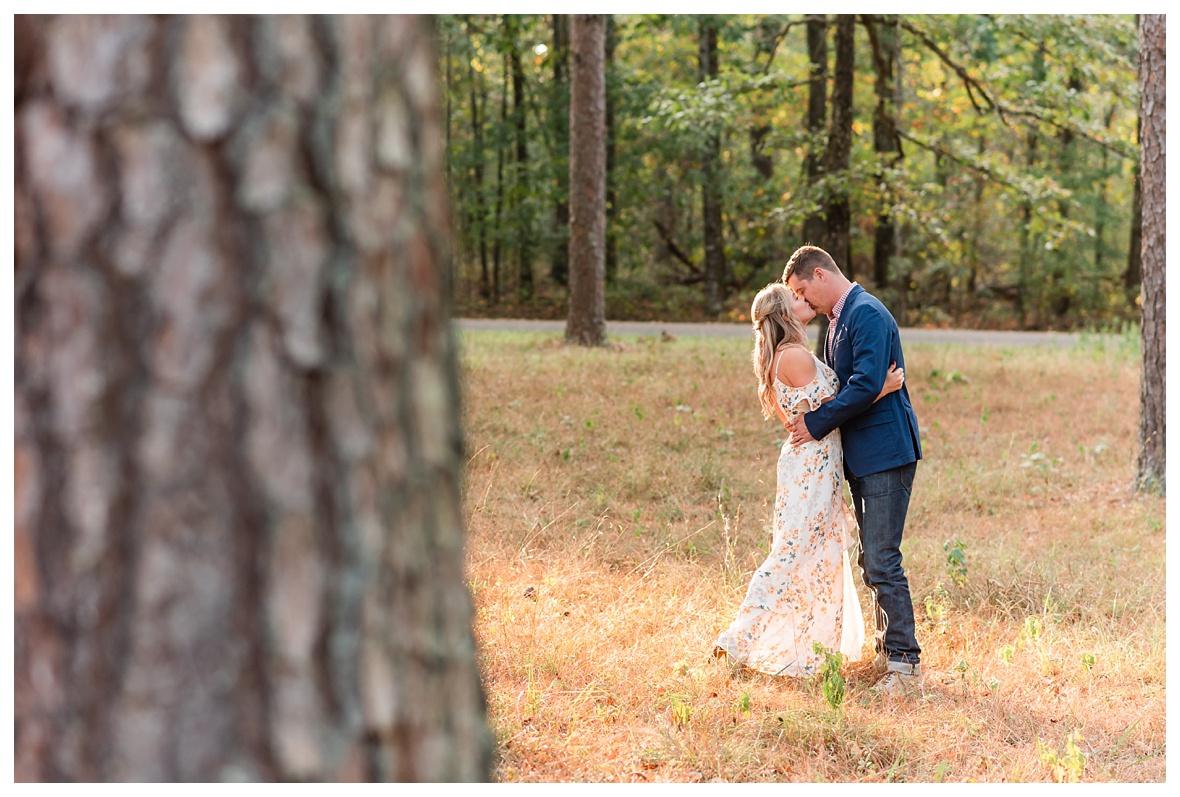 dreamy field engagement session