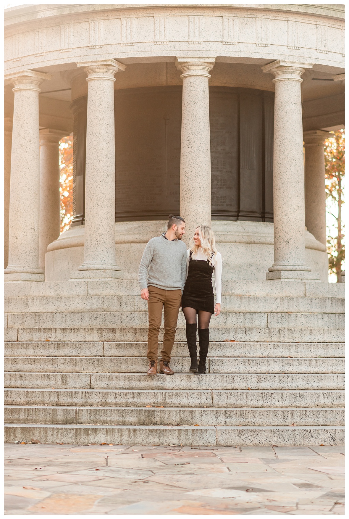 engagement photos at point park in chattanooga