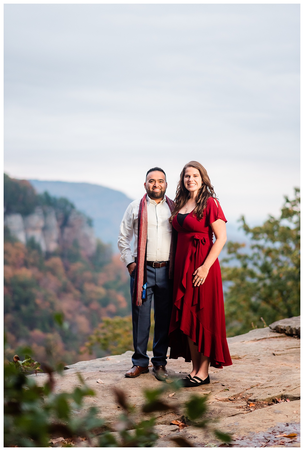 chattanooga fall engagement photos