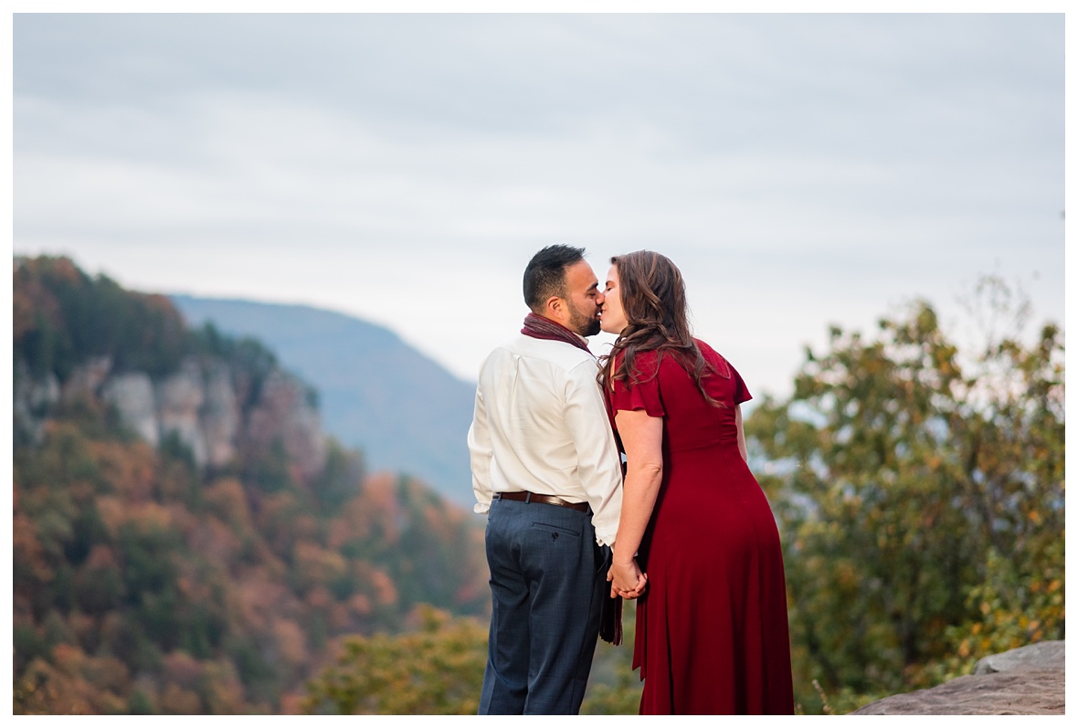 chattanooga fall engagement photos