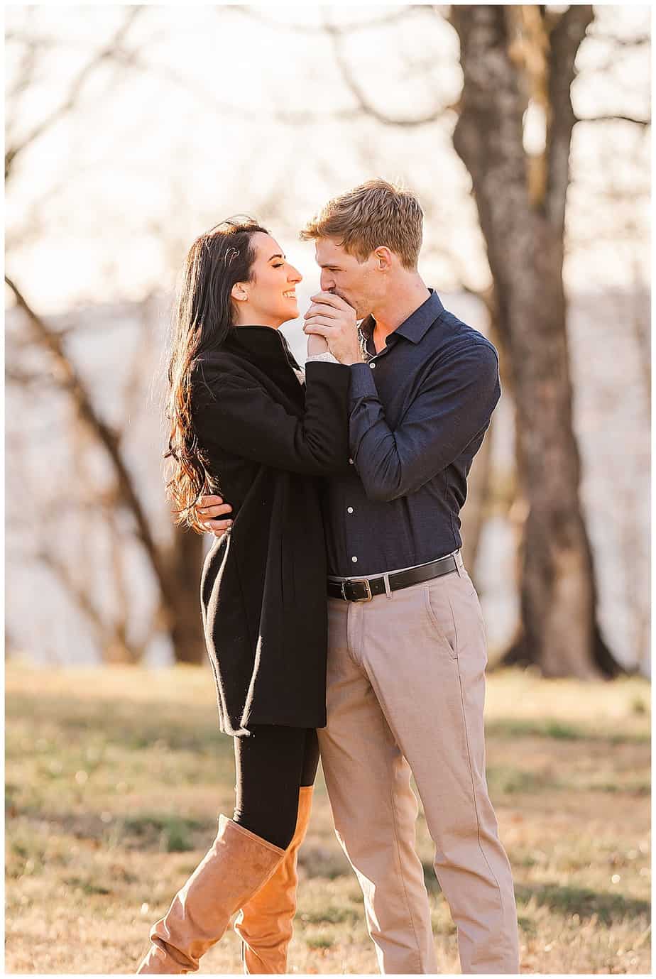 Engagement session in point park