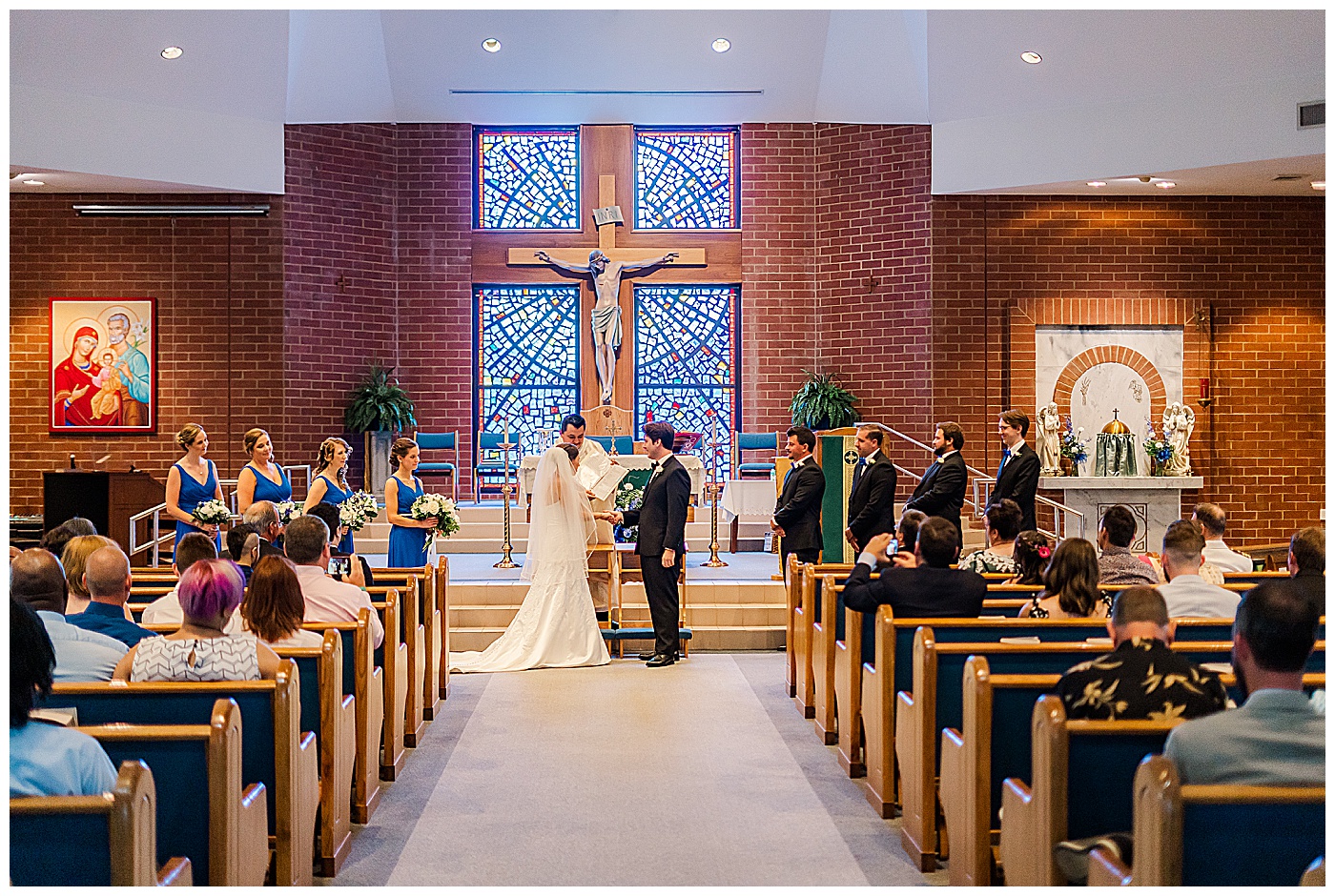 Bride and Groom Church Ceremony 