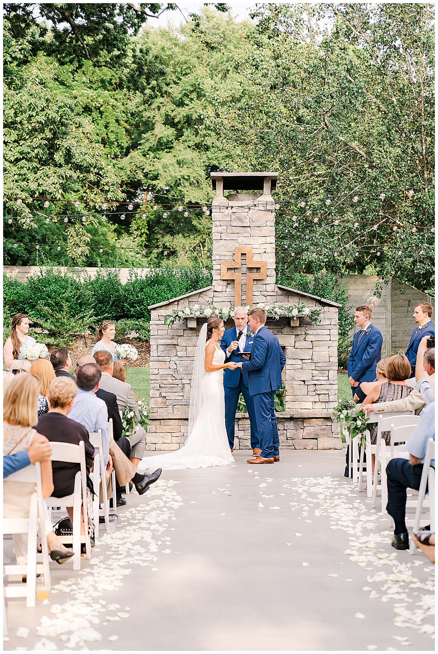 Bride and Groom Ceremony Outside