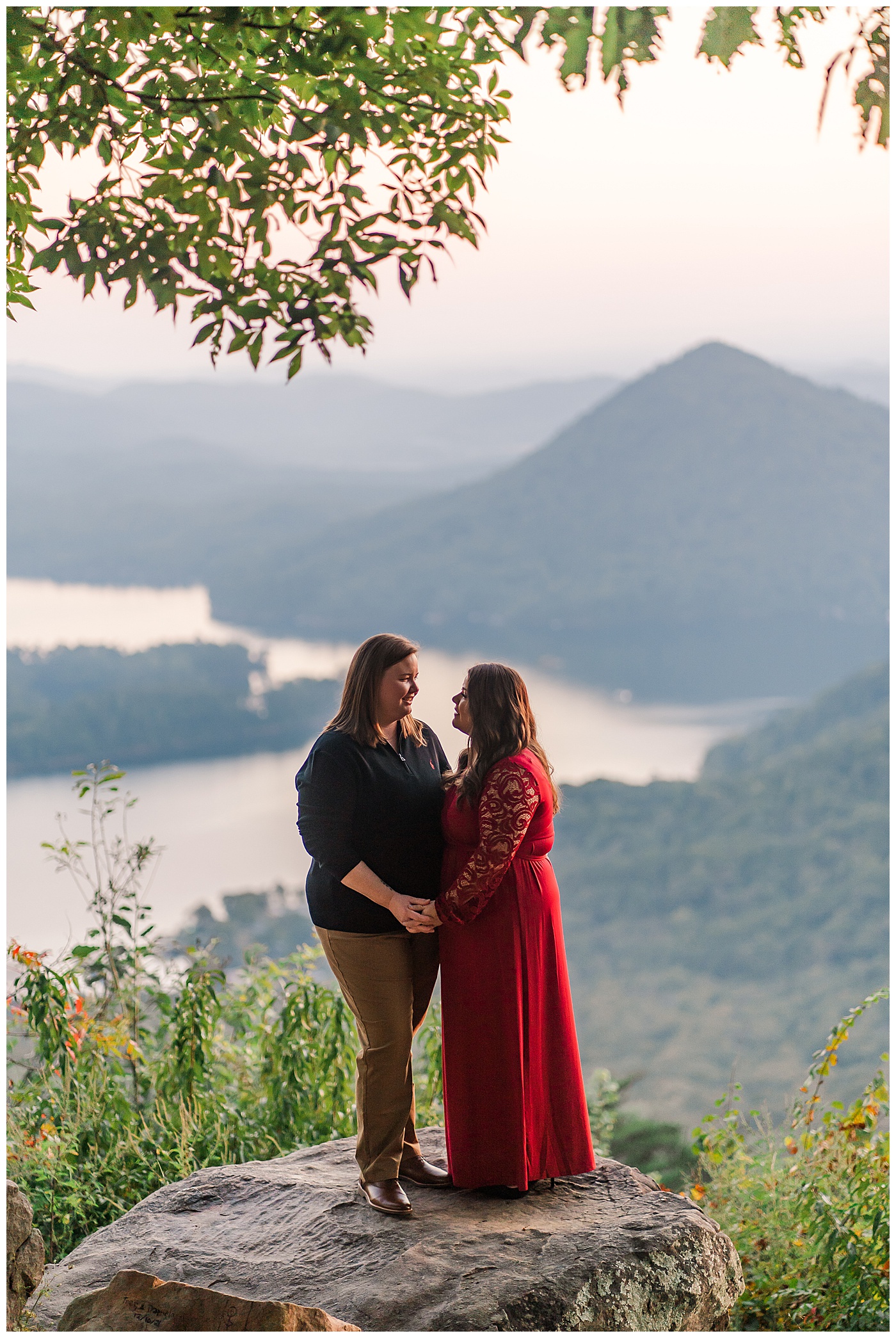 Lookout Mountain Engagement Couple
