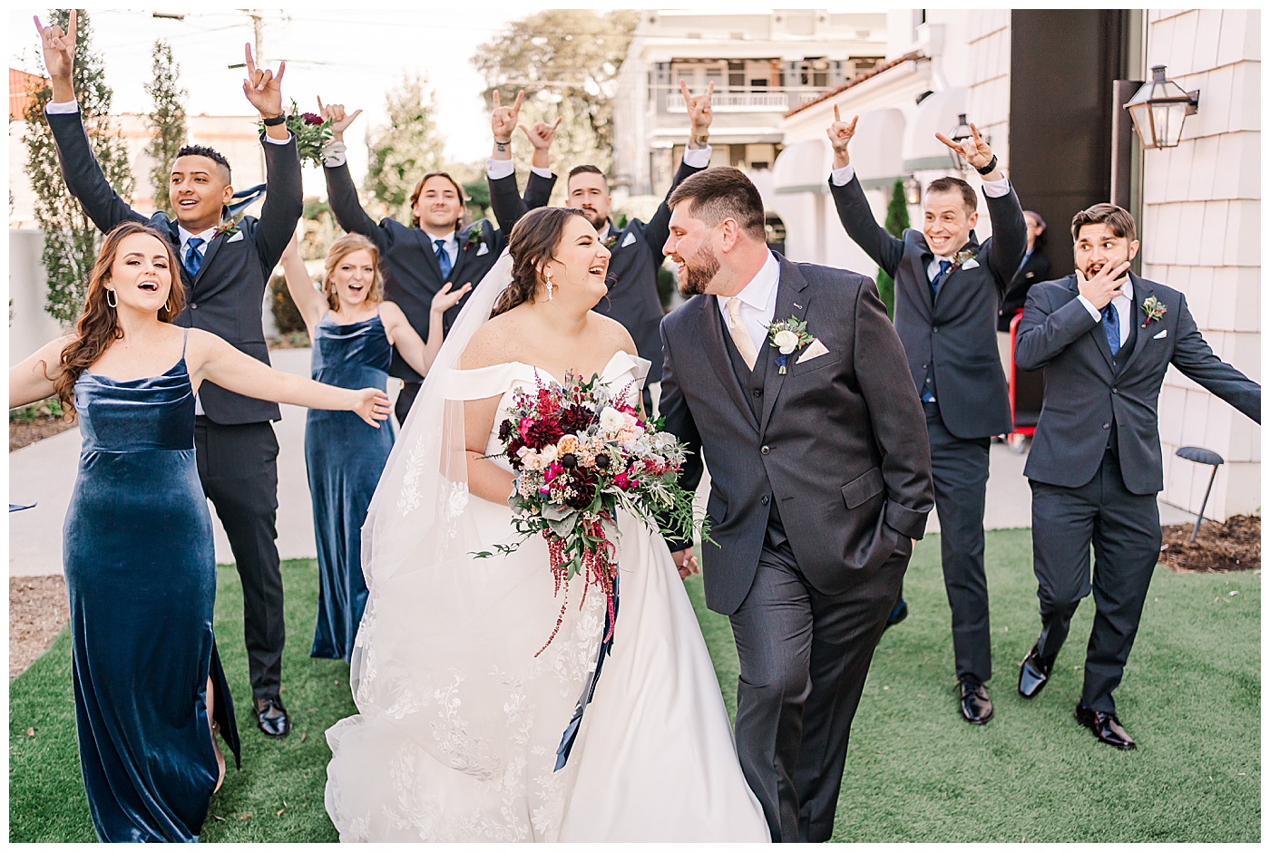 Common House Wedding Bridal Party 