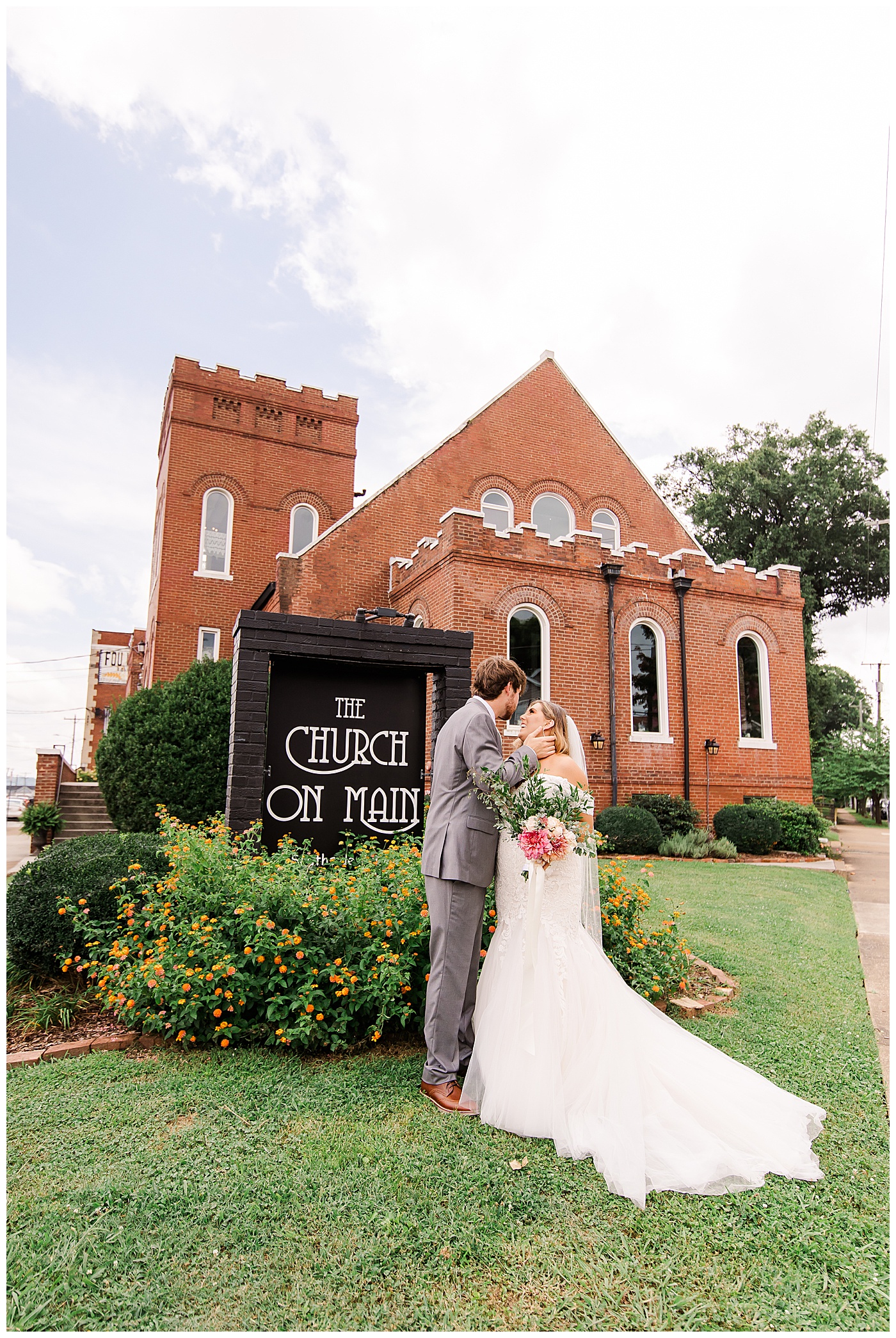 Church on Main Bride and Groom