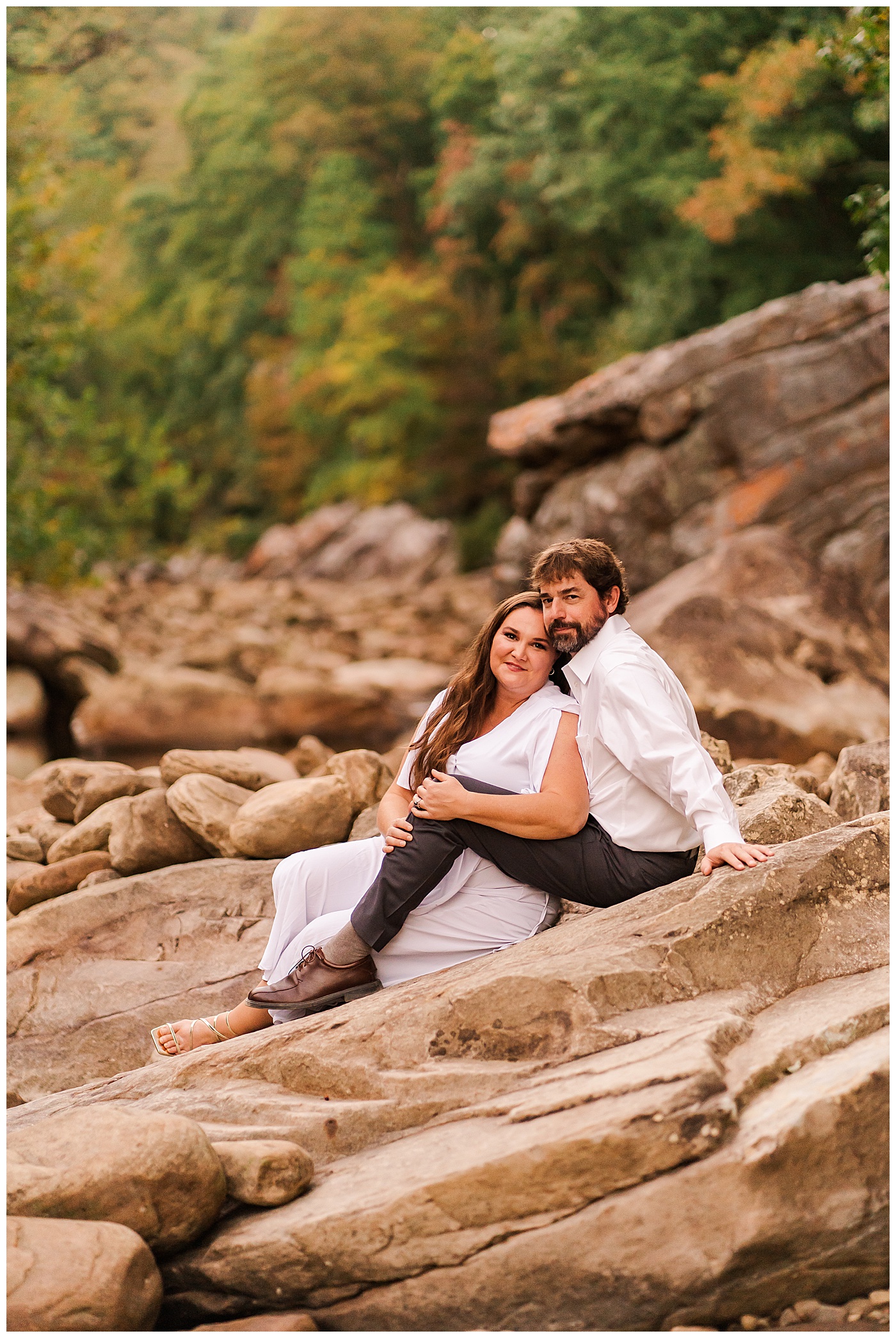 The Couple Fall Engagement Chattanooga
