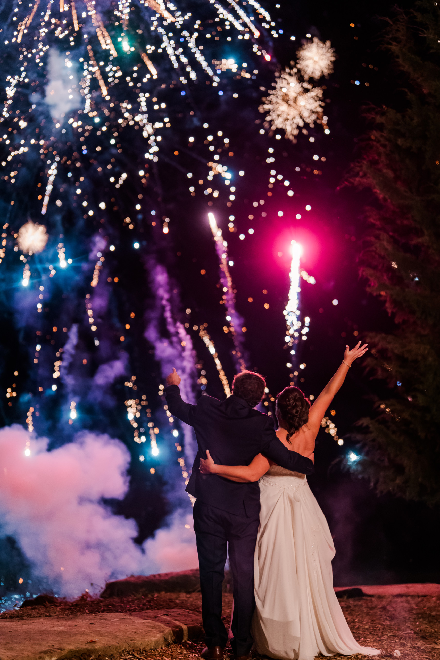 Firework Show A Tennessee Wedding