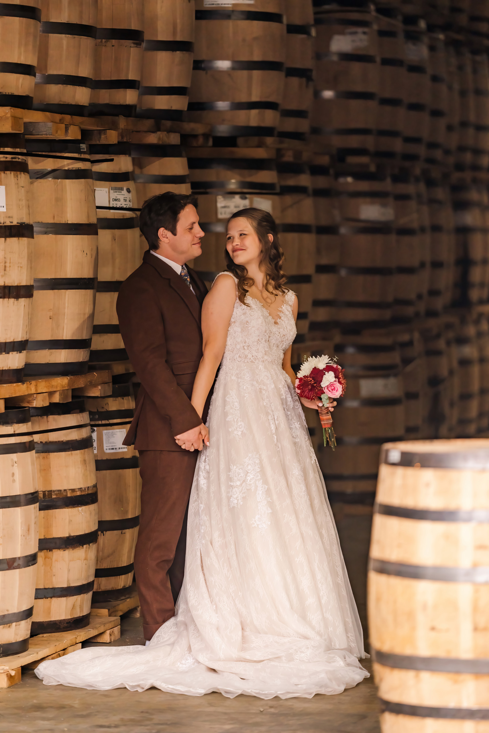 Chattanooga Whiskey Event Hall Bride and Groom