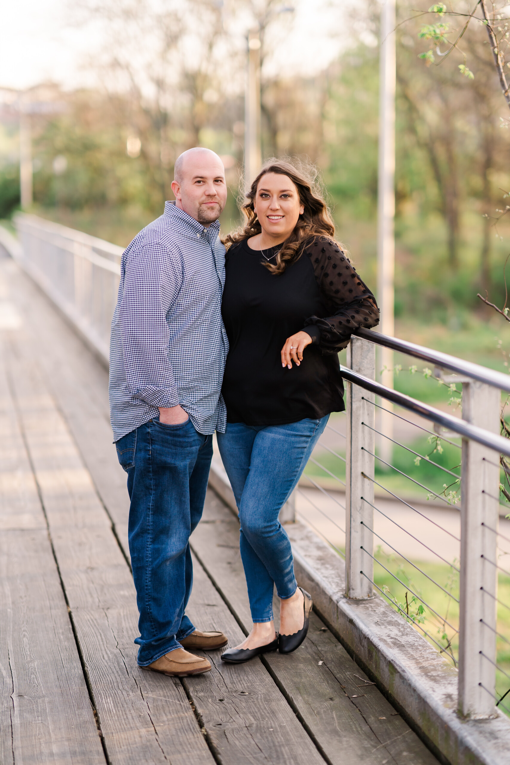 Downtown Chattanooga Engaged Couple