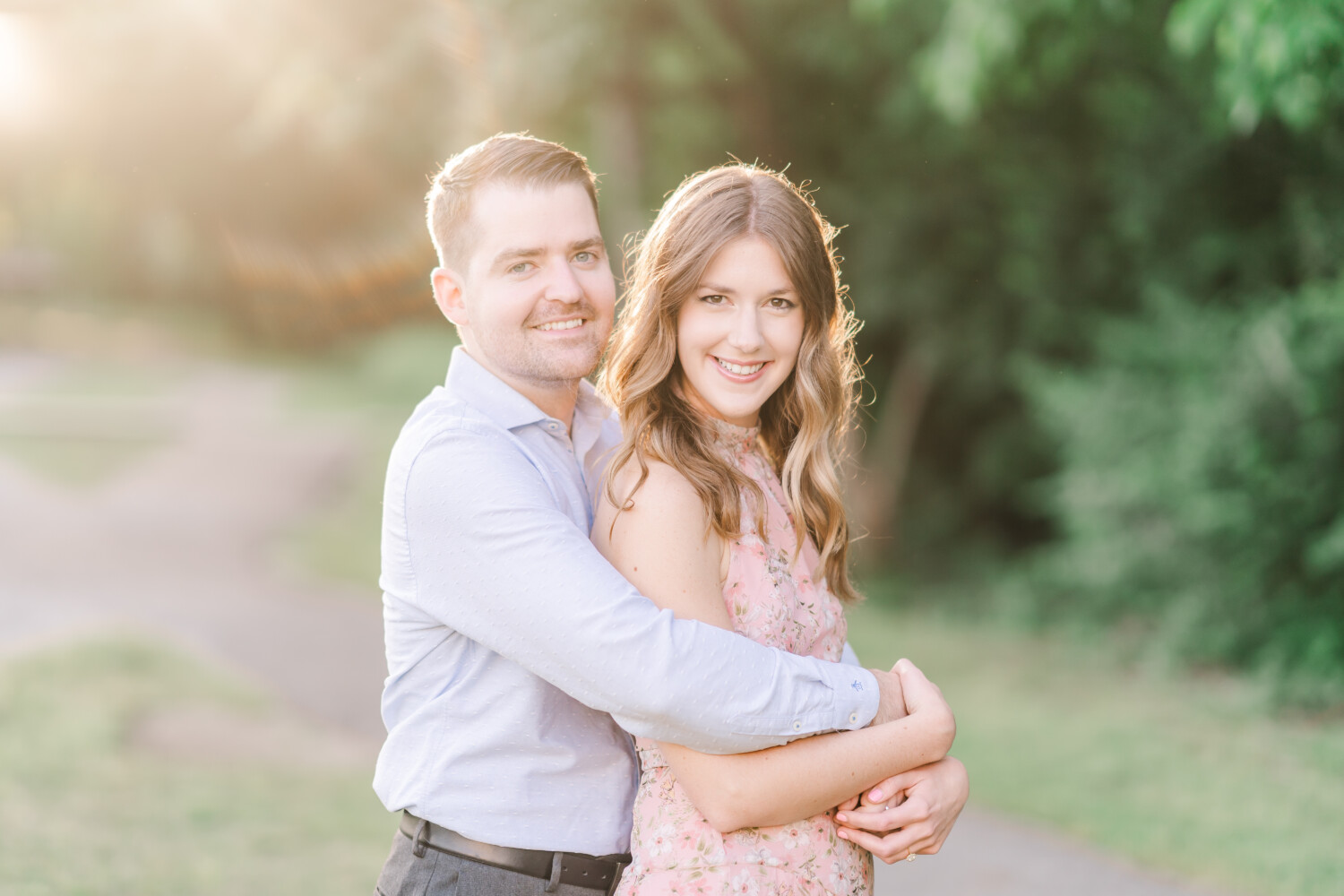 Coolidge Park Engagement the Couple