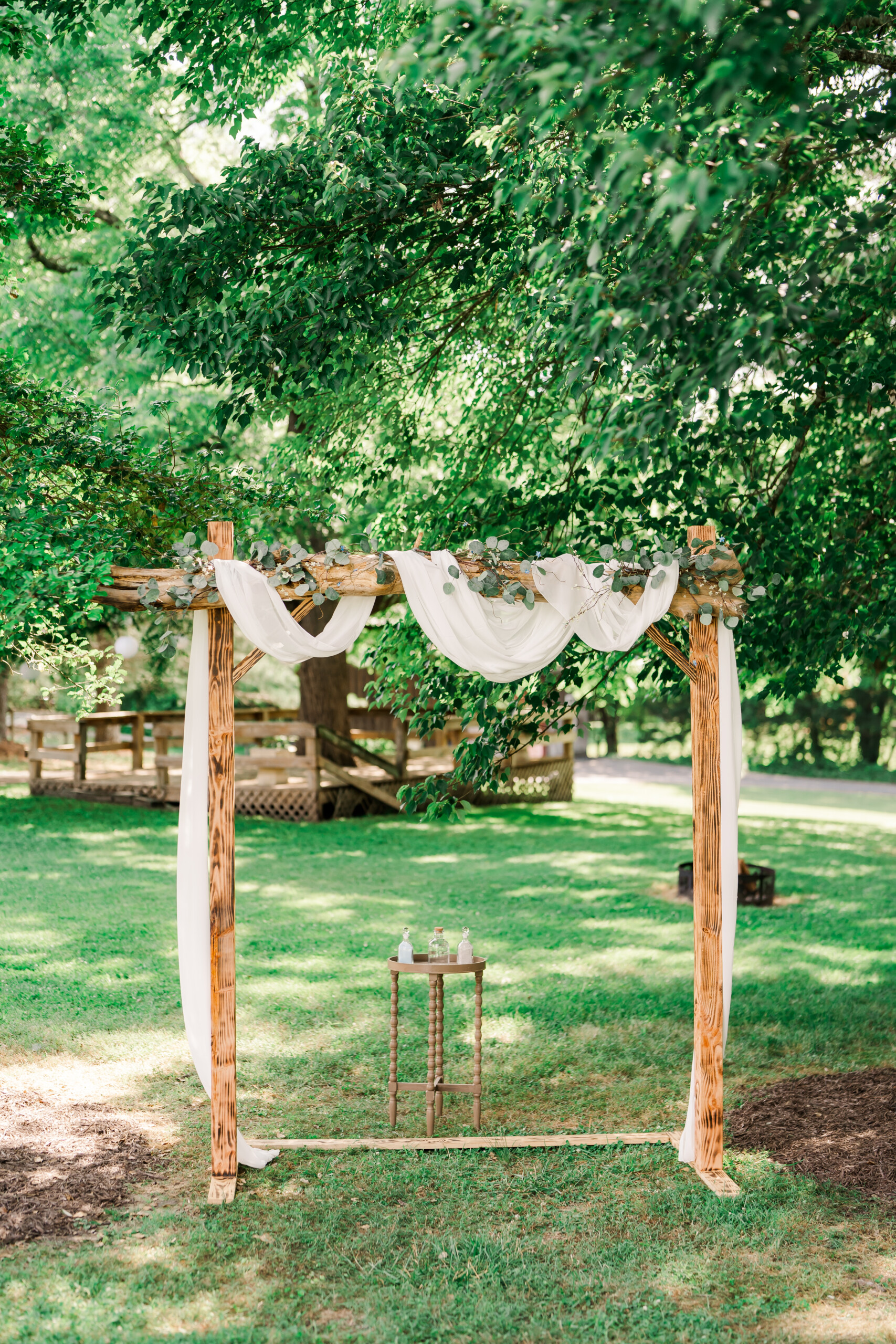 Backyard Wedding Details 