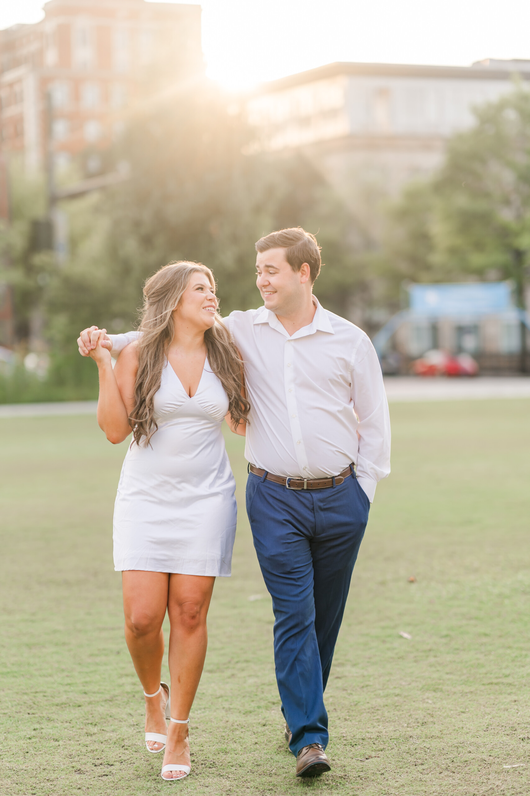 Downtown Chattanooga Engaged Couple
