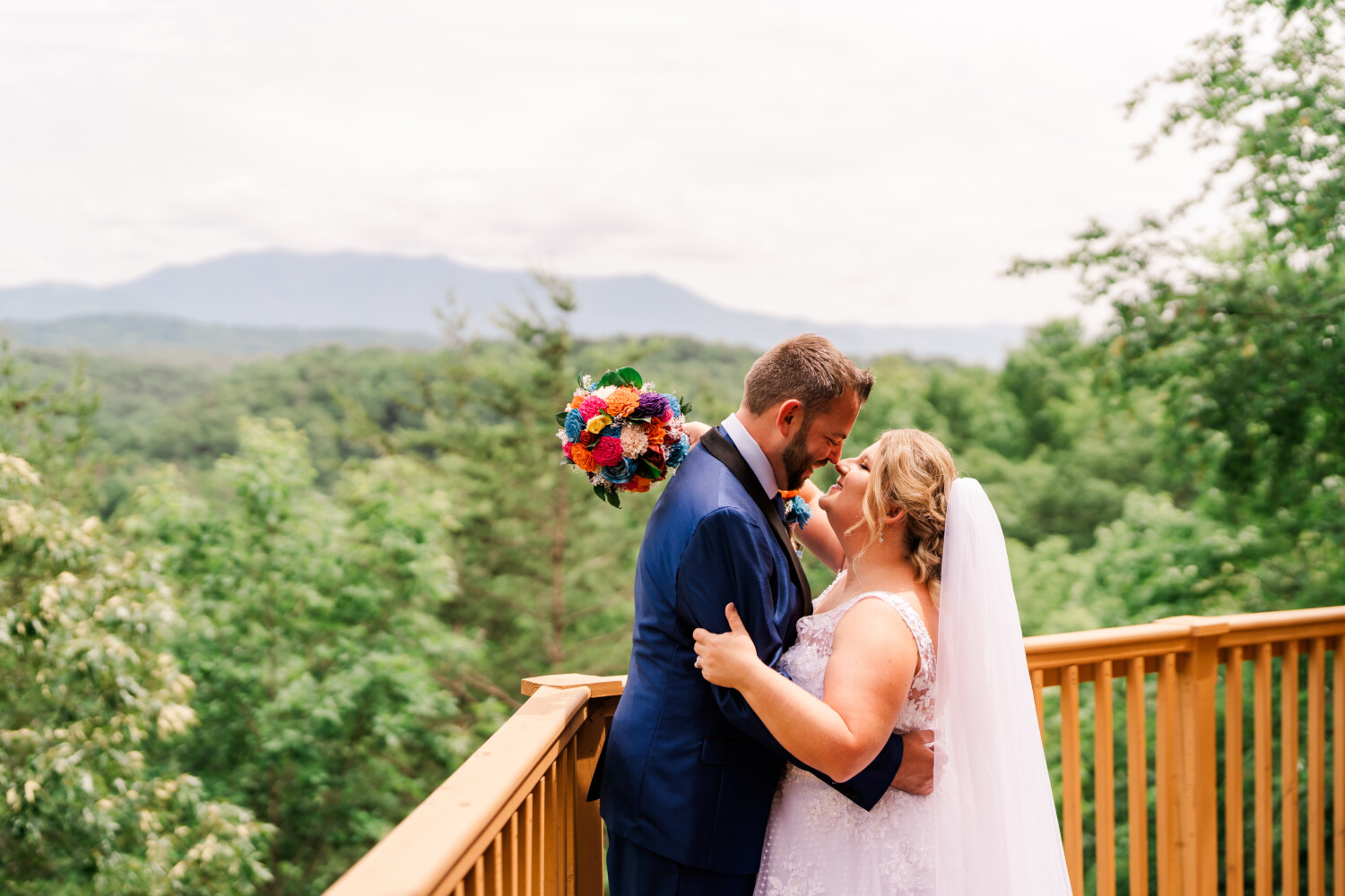 Gatlinburg the Bride and Groom