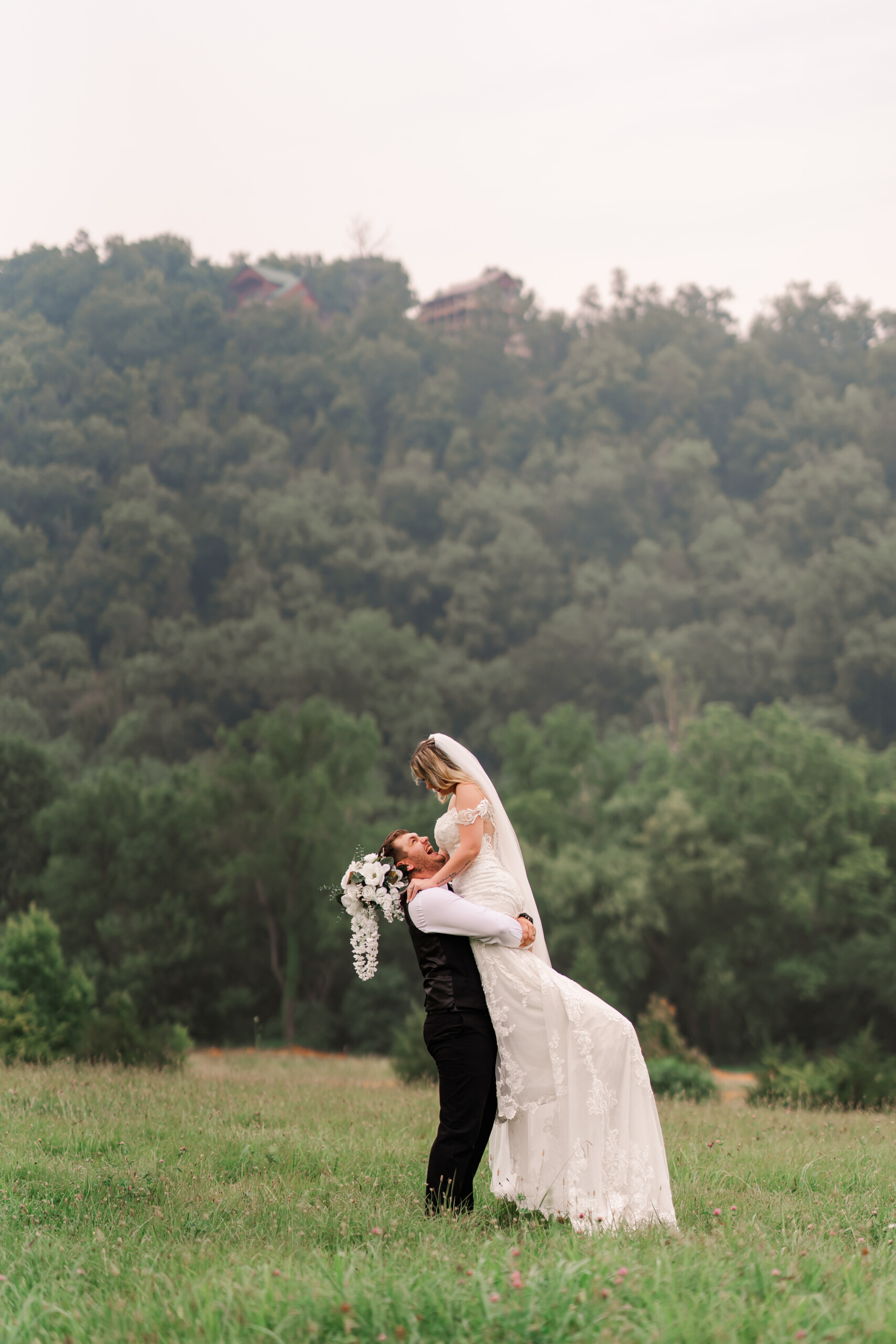 The Barn at Chestnut Springs Bride and Groom