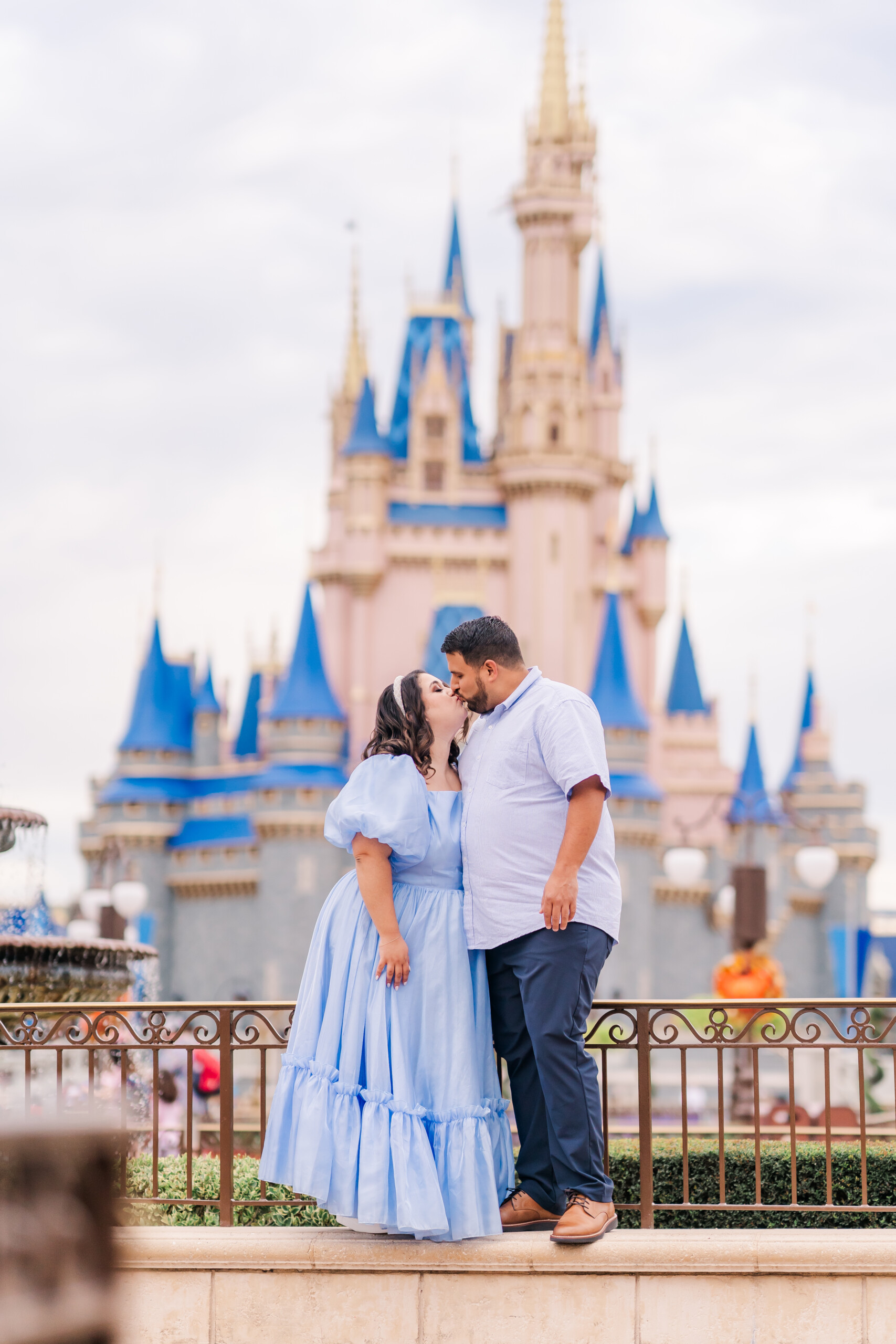 Disney World Engaged Couple