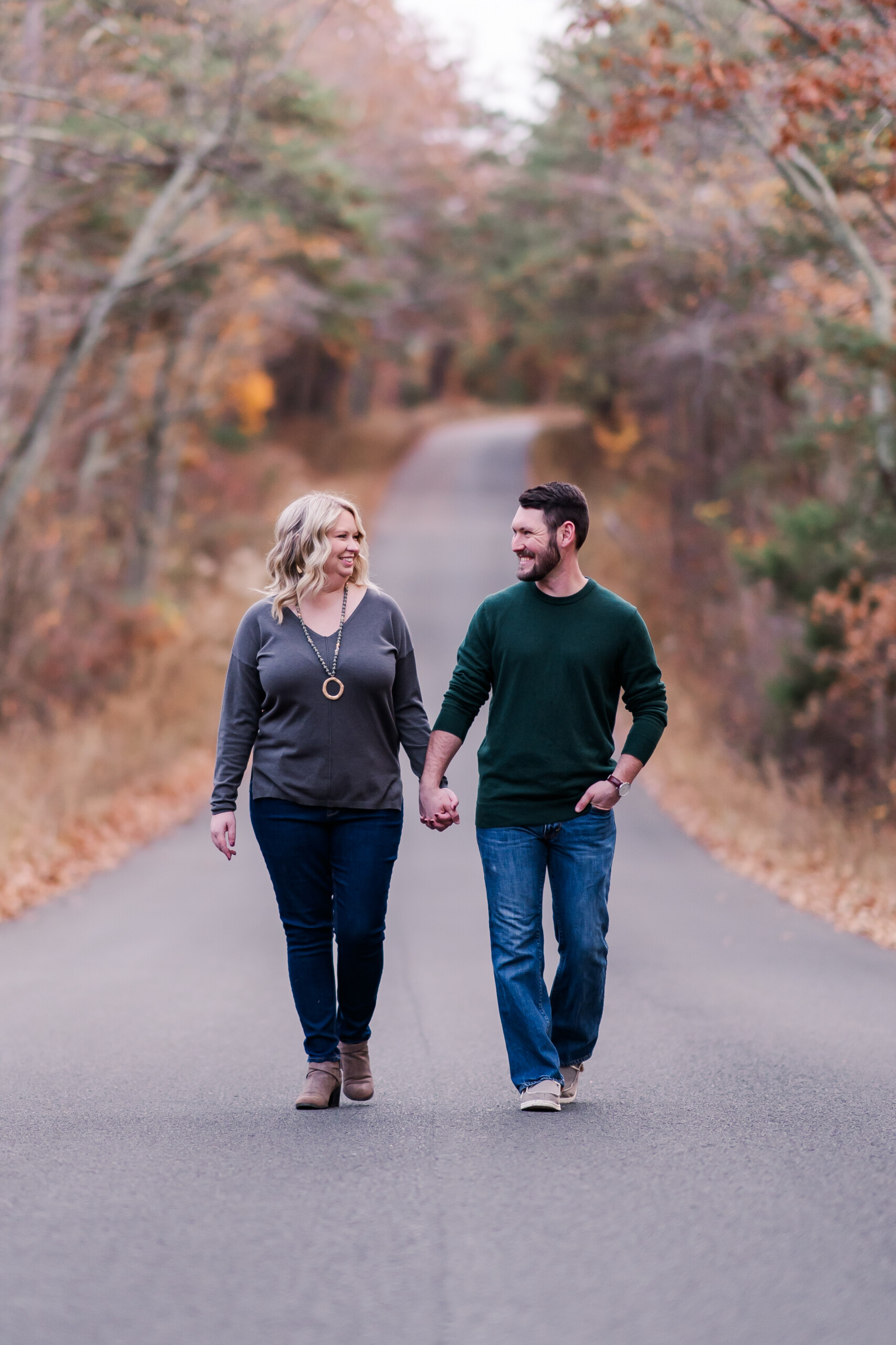Chilhowee Overlook Engaged Couple