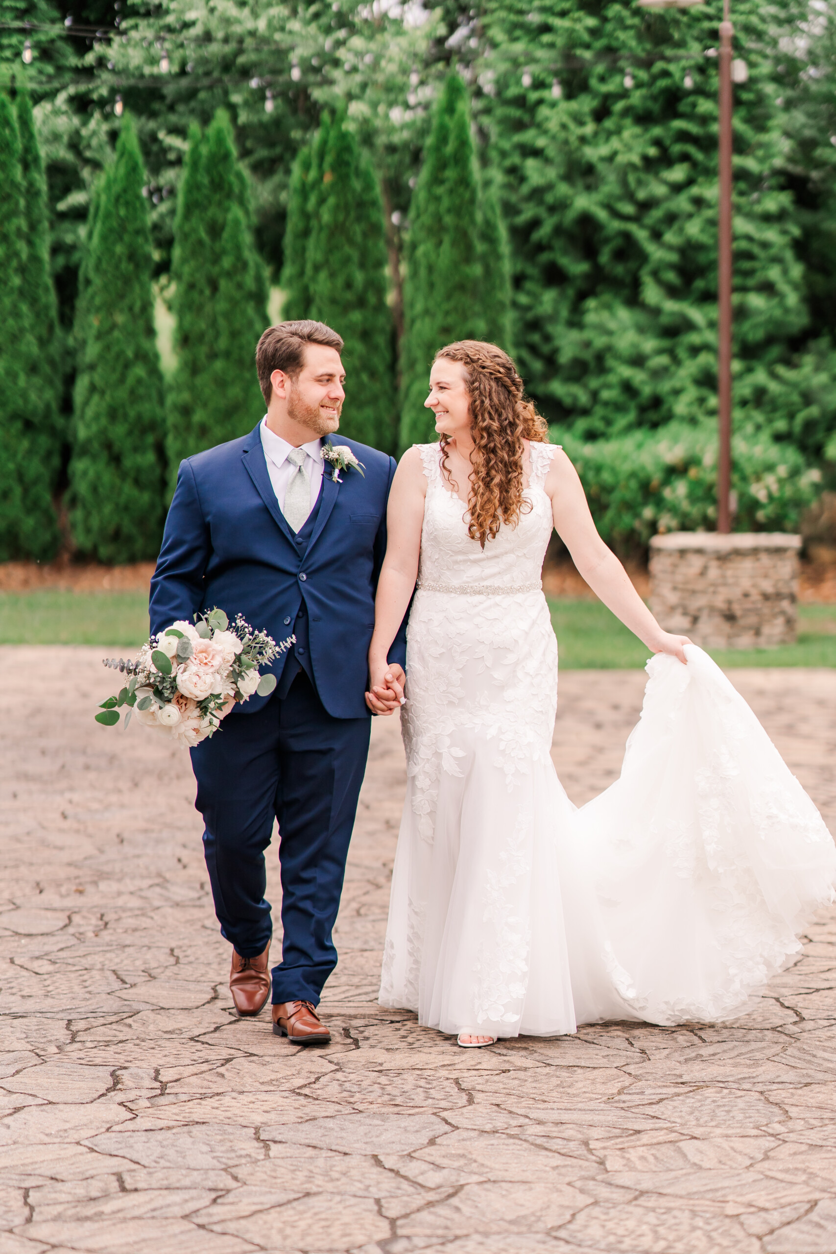 Vineyard Hall Wedding Bride and Groom 