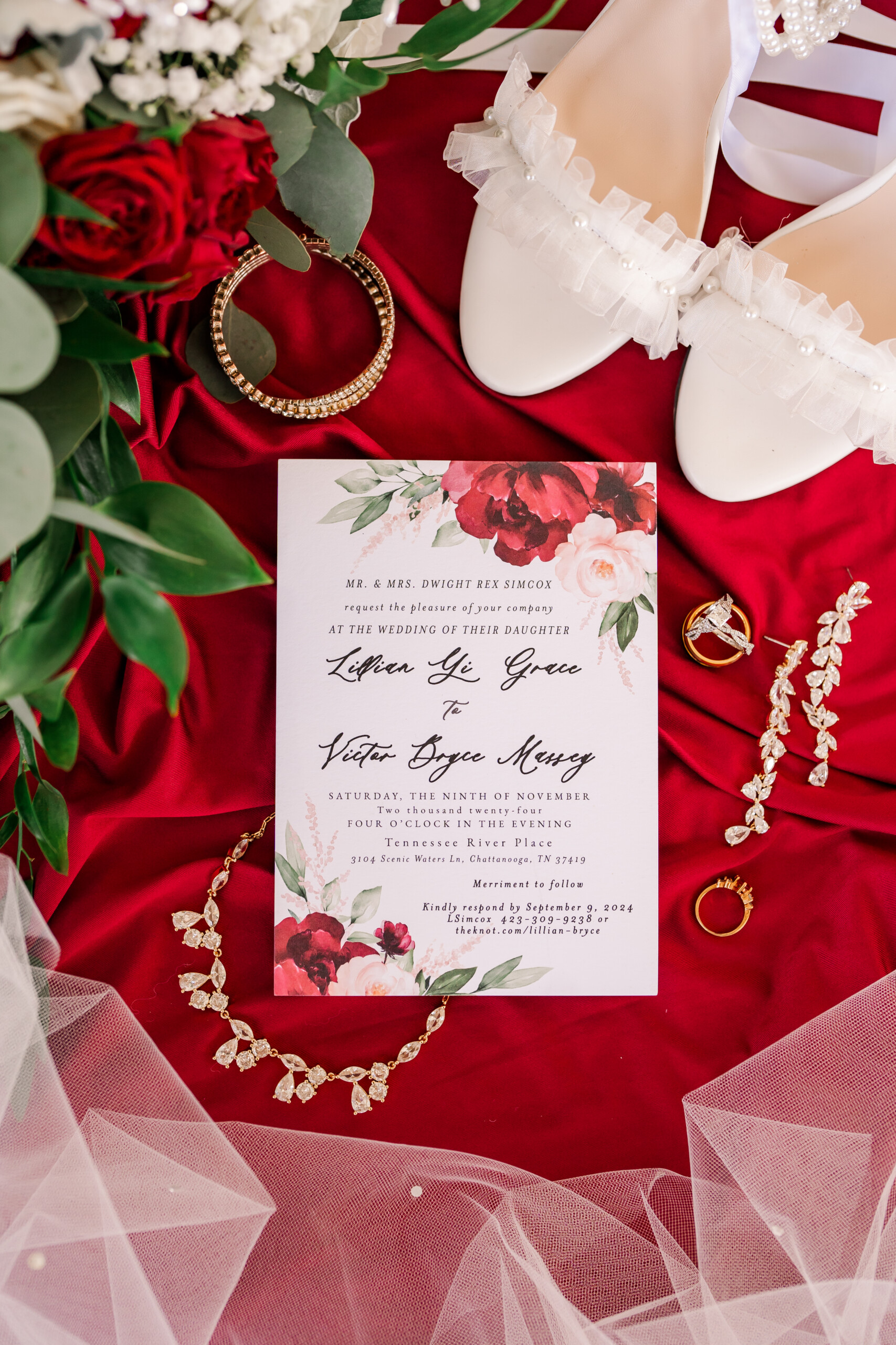 TN River Place Wedding Details