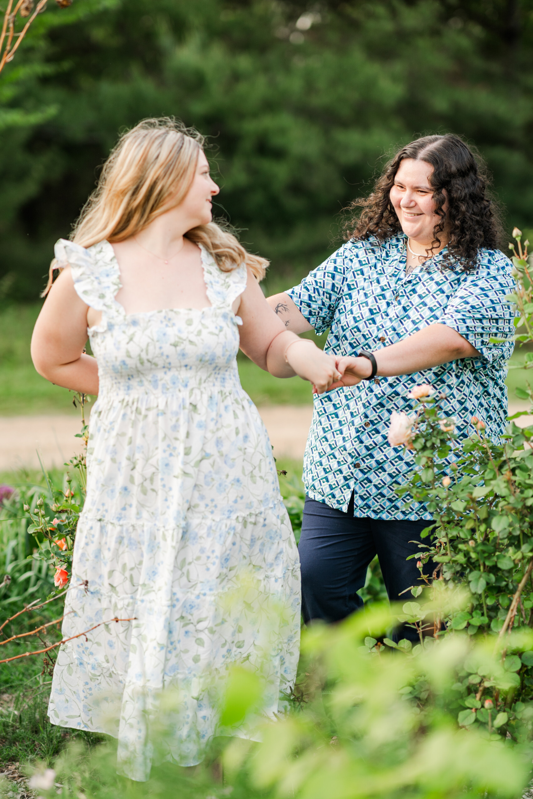 Rainbow Roots Floral Farm Engagement